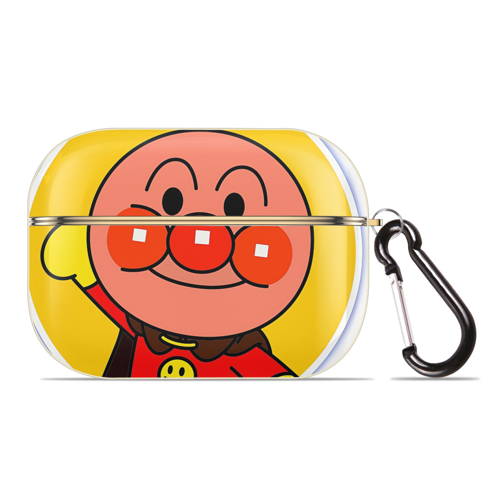 （画像用） アンパンマン Anpanman 【AirPods Pro用】ハードシェル保護ケース｜耐衝撃・防指紋・カラビナ付き商品仕様