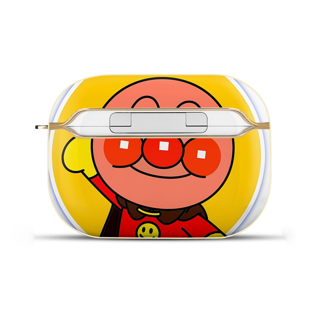 （画像用） アンパンマン Anpanman 【AirPods Pro用】ハードシェル保護ケース｜耐衝撃・防指紋・カラビナ付き商品仕様