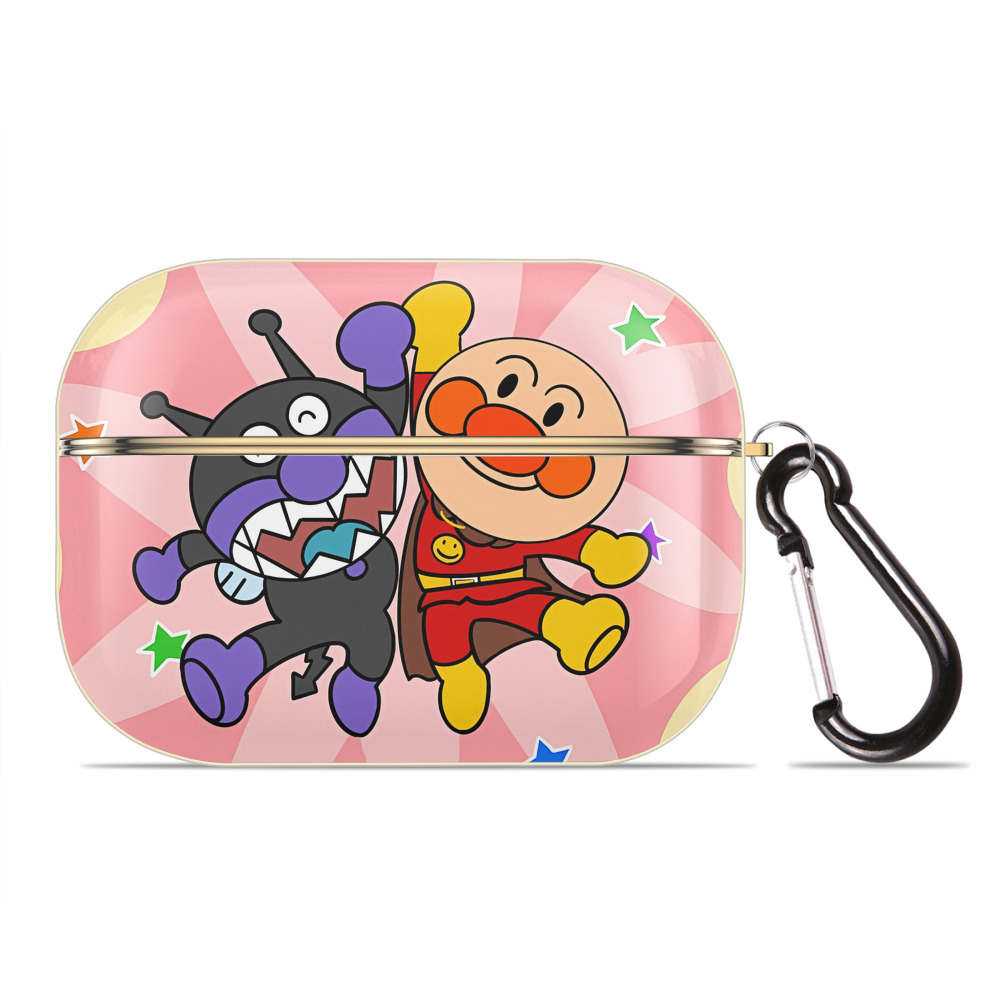（画像用） アンパンマン Anpanman 【AirPods Pro用】ハードシェル保護ケース｜耐衝撃・防指紋・カラビナ付き商品仕様