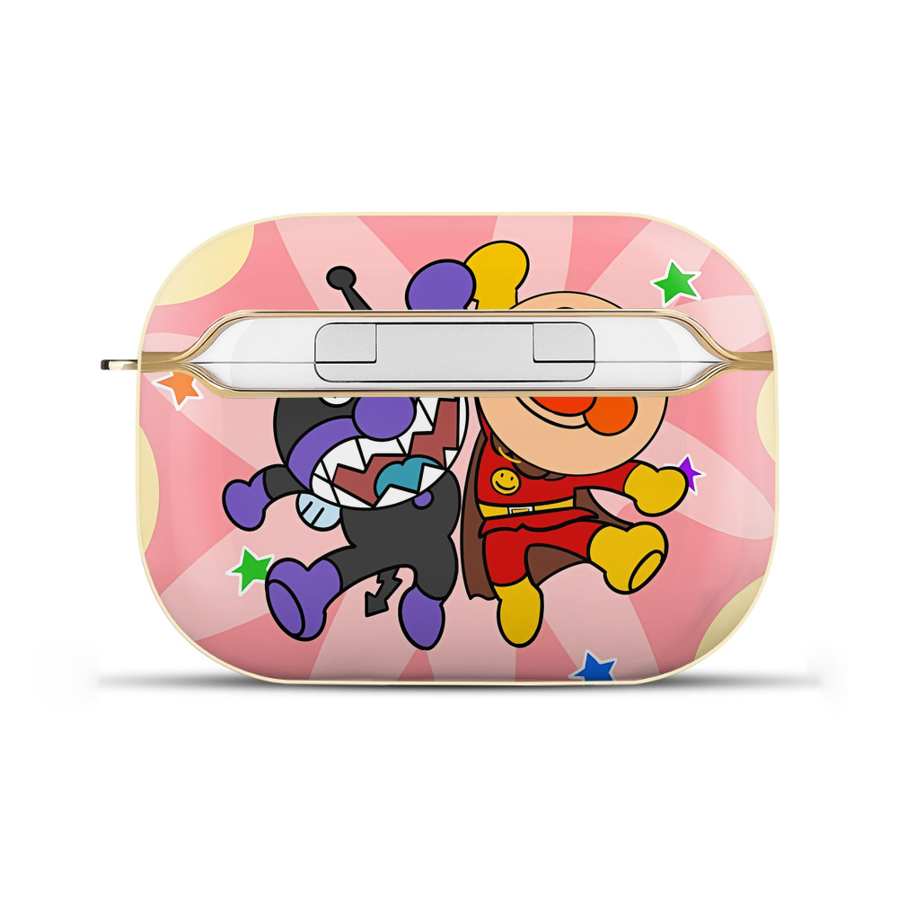 （画像用） アンパンマン Anpanman 【AirPods Pro用】ハードシェル保護ケース｜耐衝撃・防指紋・カラビナ付き商品仕様