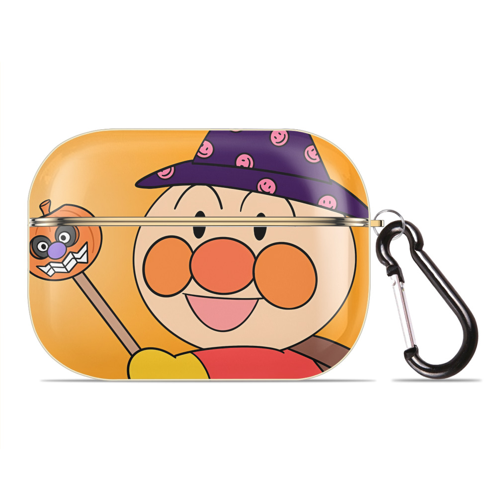 （画像用） アンパンマン Anpanman 【AirPods Pro用】ハードシェル保護ケース｜耐衝撃・防指紋・カラビナ付き商品仕様