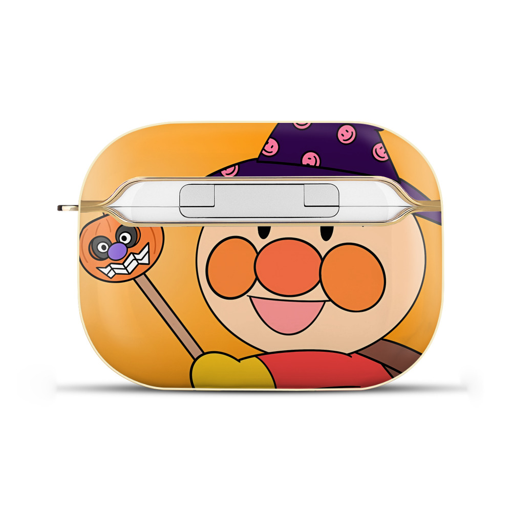 （画像用） アンパンマン Anpanman 【AirPods Pro用】ハードシェル保護ケース｜耐衝撃・防指紋・カラビナ付き商品仕様