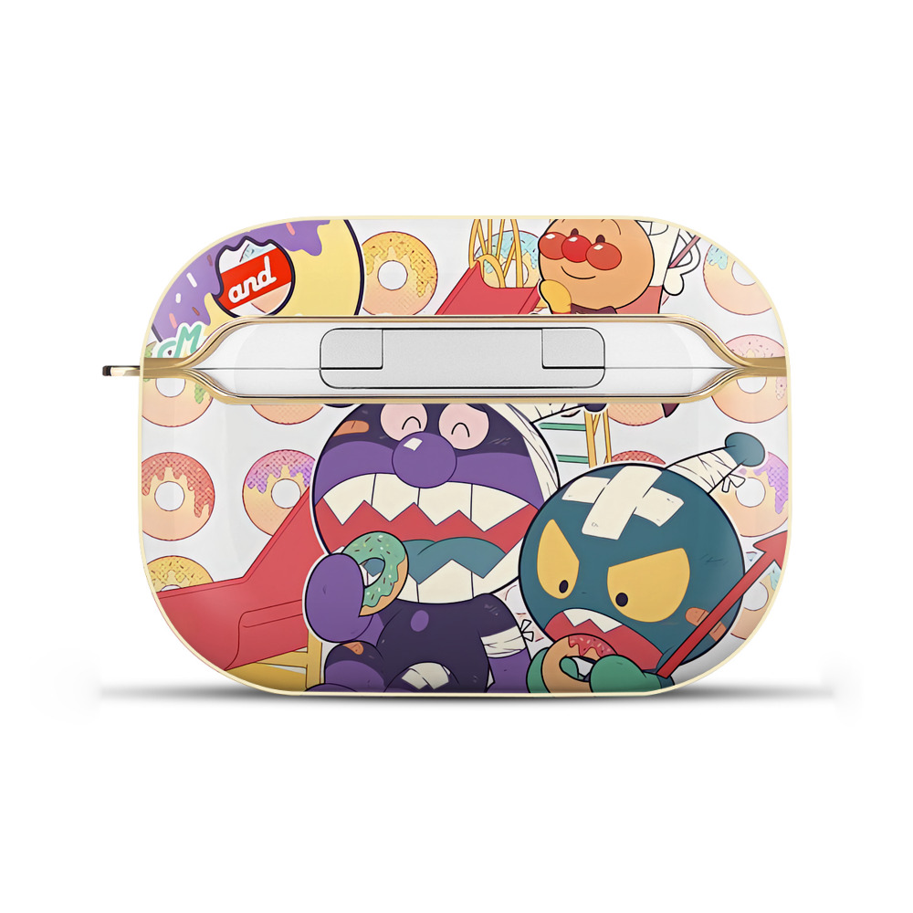 （画像用） アンパンマン Anpanman 【AirPods Pro用】ハードシェル保護ケース｜耐衝撃・防指紋・カラビナ付き商品仕様