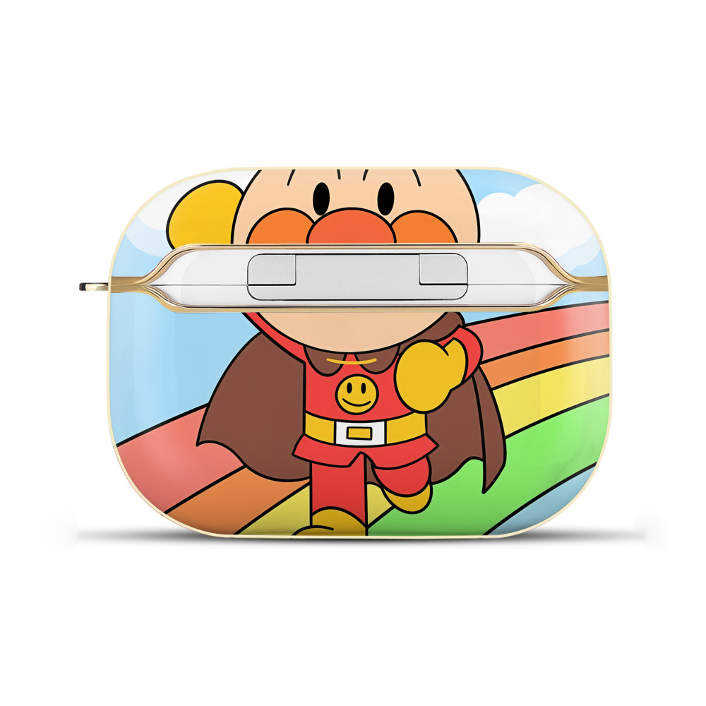 （画像用） アンパンマン Anpanman 【AirPods Pro用】ハードシェル保護ケース｜耐衝撃・防指紋・カラビナ付き商品仕様