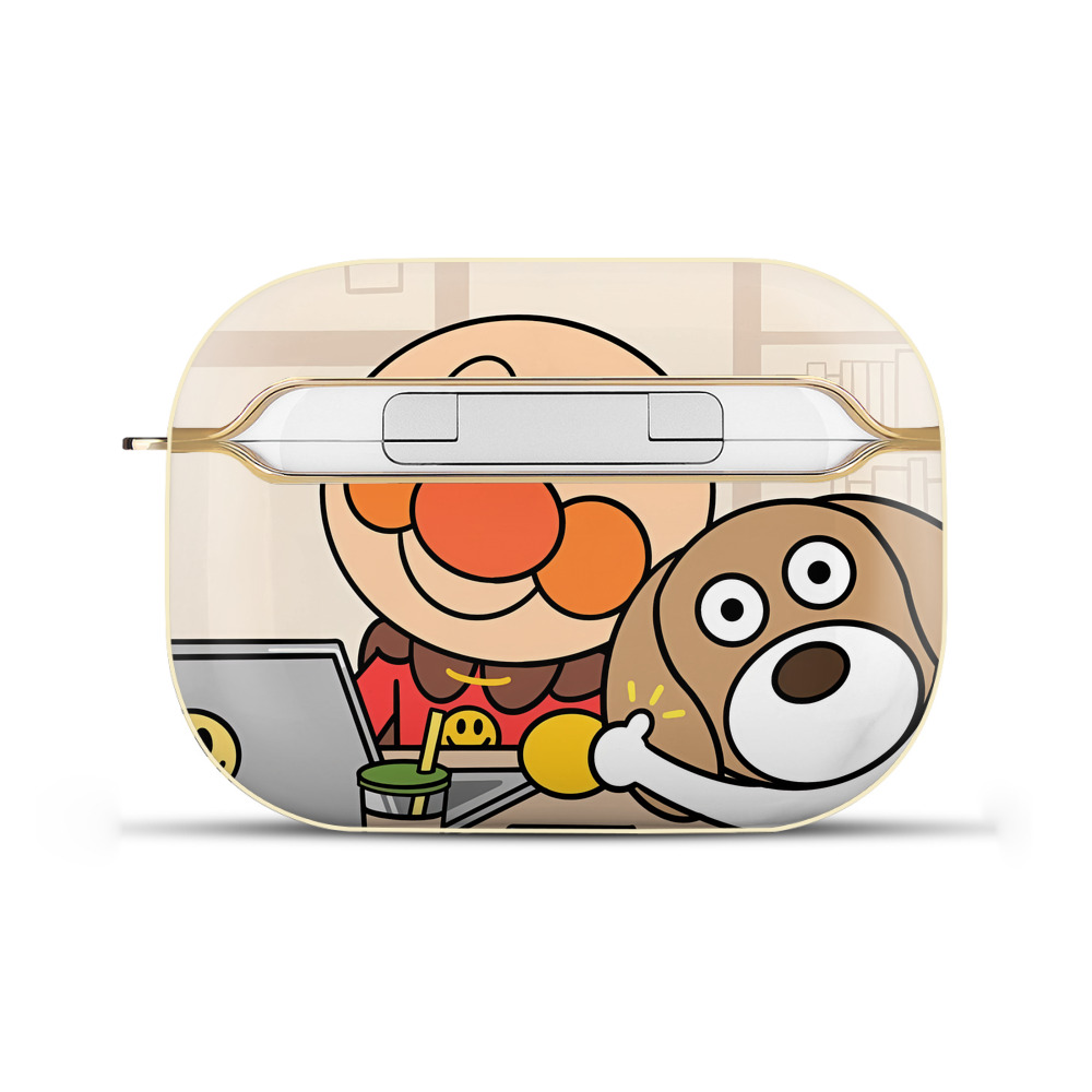 （画像用） アンパンマン Anpanman 【AirPods Pro用】ハードシェル保護ケース｜耐衝撃・防指紋・カラビナ付き商品仕様