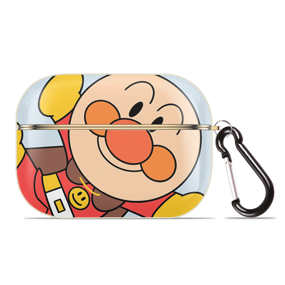 （画像用） アンパンマン Anpanman 【AirPods Pro用】ハードシェル保護ケース｜耐衝撃・防指紋・カラビナ付き商品仕様