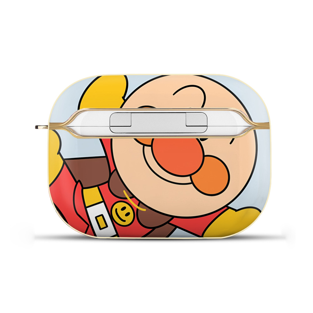 （画像用） アンパンマン Anpanman 【AirPods Pro用】ハードシェル保護ケース｜耐衝撃・防指紋・カラビナ付き商品仕様