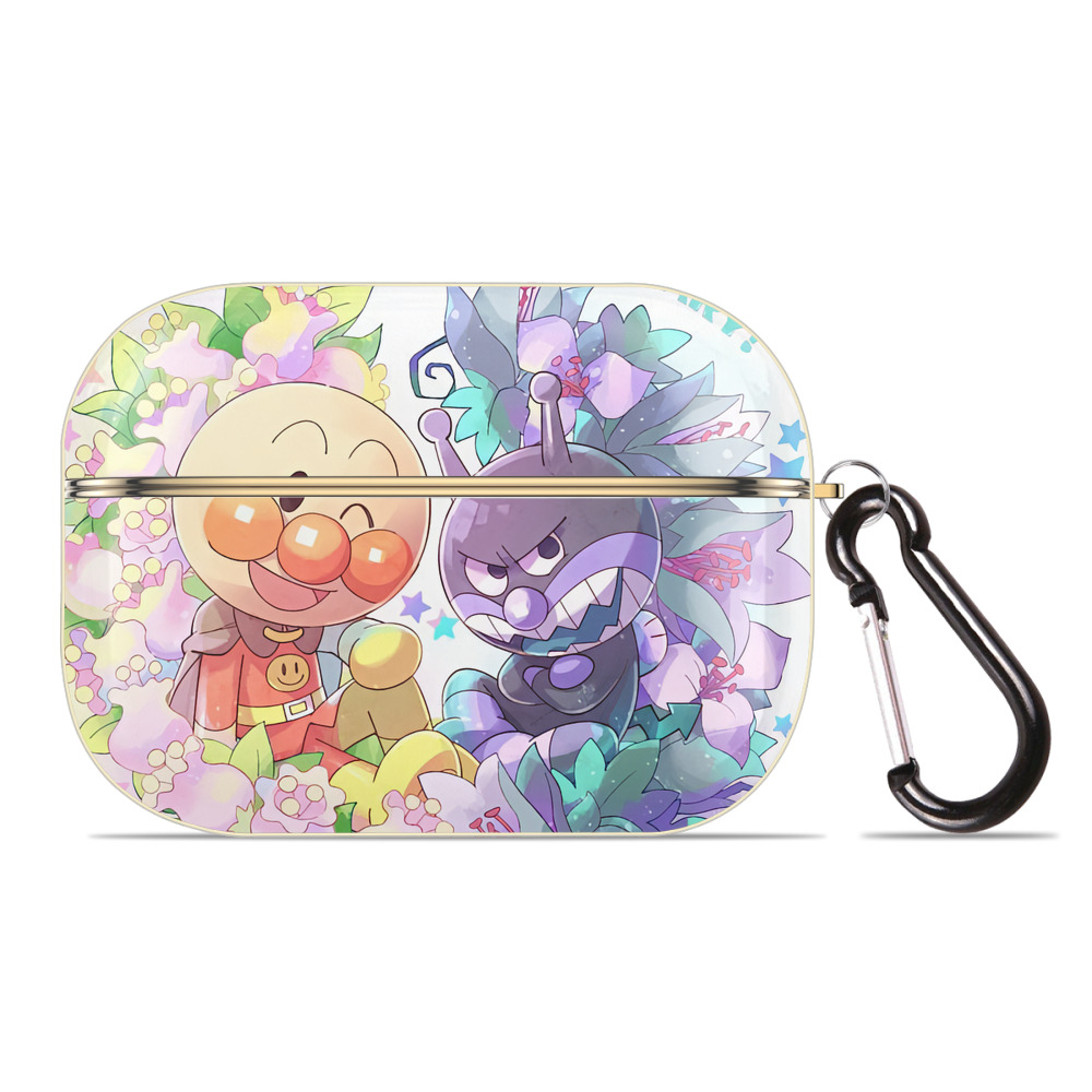 （画像用） アンパンマン Anpanman 【AirPods Pro用】ハードシェル保護ケース｜耐衝撃・防指紋・カラビナ付き商品仕様