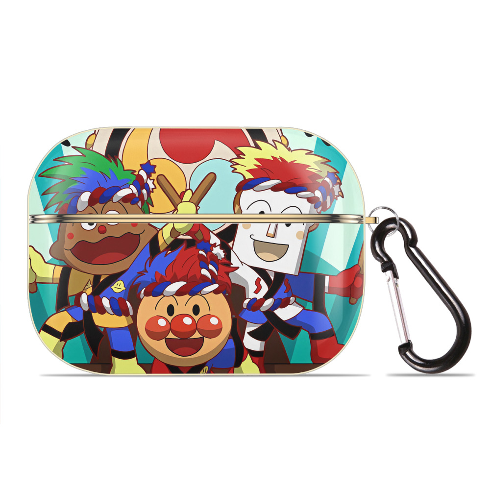 （画像用） アンパンマン Anpanman 【AirPods Pro用】ハードシェル保護ケース｜耐衝撃・防指紋・カラビナ付き商品仕様