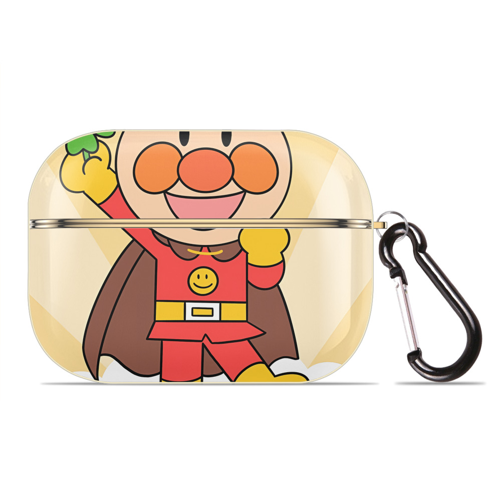 （画像用） アンパンマン Anpanman 【AirPods Pro用】ハードシェル保護ケース｜耐衝撃・防指紋・カラビナ付き商品仕様