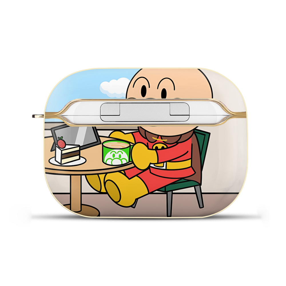 （画像用） アンパンマン Anpanman 【AirPods Pro用】ハードシェル保護ケース｜耐衝撃・防指紋・カラビナ付き商品仕様