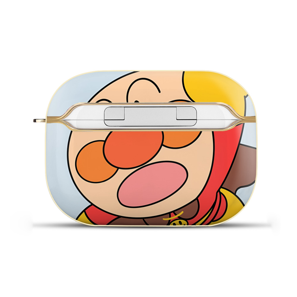 （画像用） アンパンマン Anpanman 【AirPods Pro用】ハードシェル保護ケース｜耐衝撃・防指紋・カラビナ付き商品仕様