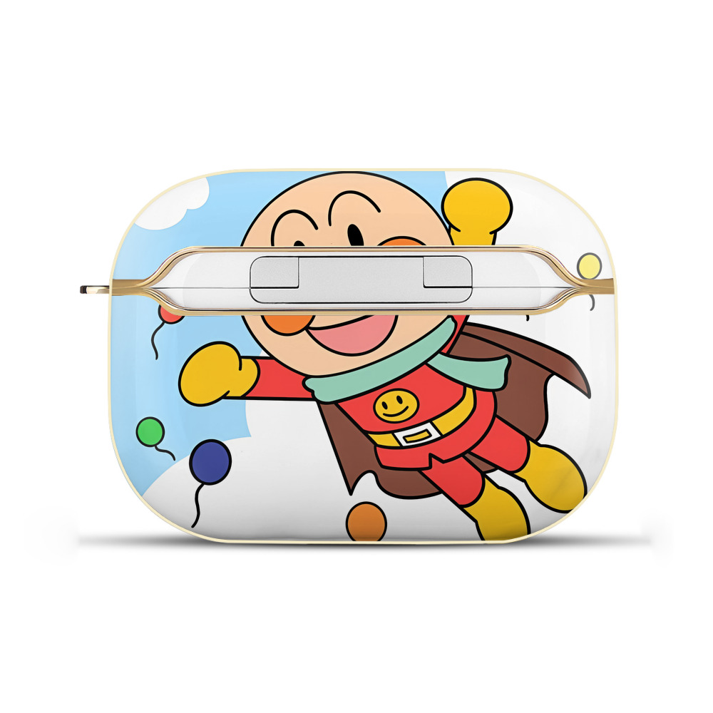 （画像用） アンパンマン Anpanman 【AirPods Pro用】ハードシェル保護ケース｜耐衝撃・防指紋・カラビナ付き商品仕様