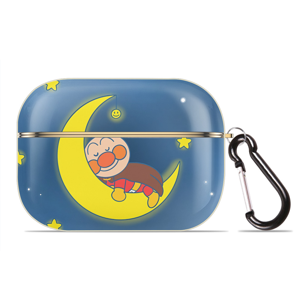 （画像用） アンパンマン Anpanman 【AirPods Pro用】ハードシェル保護ケース｜耐衝撃・防指紋・カラビナ付き商品仕様
