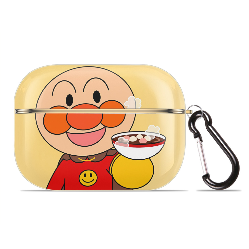 （画像用） アンパンマン Anpanman 【AirPods Pro用】ハードシェル保護ケース｜耐衝撃・防指紋・カラビナ付き商品仕様