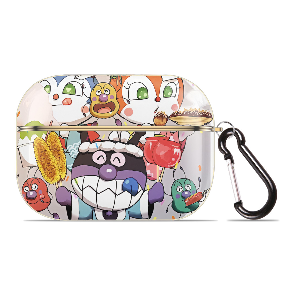 （画像用） アンパンマン Anpanman 【AirPods Pro用】ハードシェル保護ケース｜耐衝撃・防指紋・カラビナ付き商品仕様