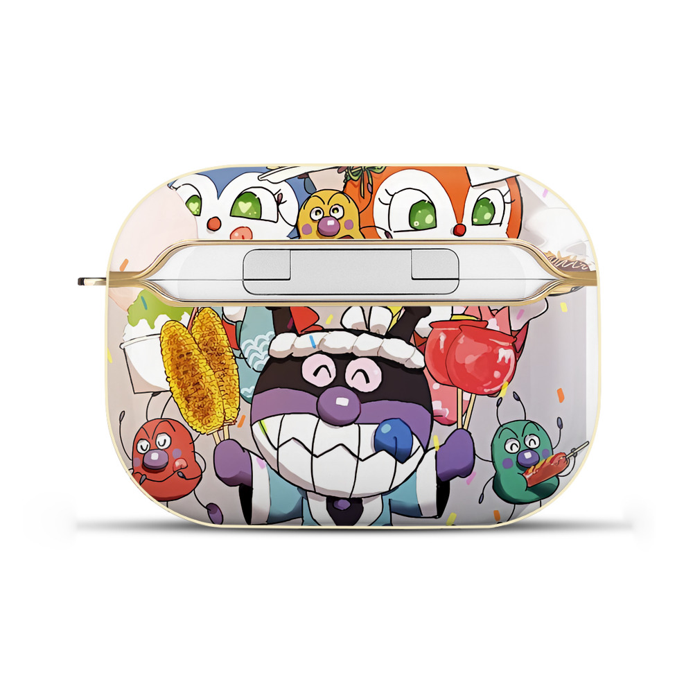 （画像用） アンパンマン Anpanman 【AirPods Pro用】ハードシェル保護ケース｜耐衝撃・防指紋・カラビナ付き商品仕様