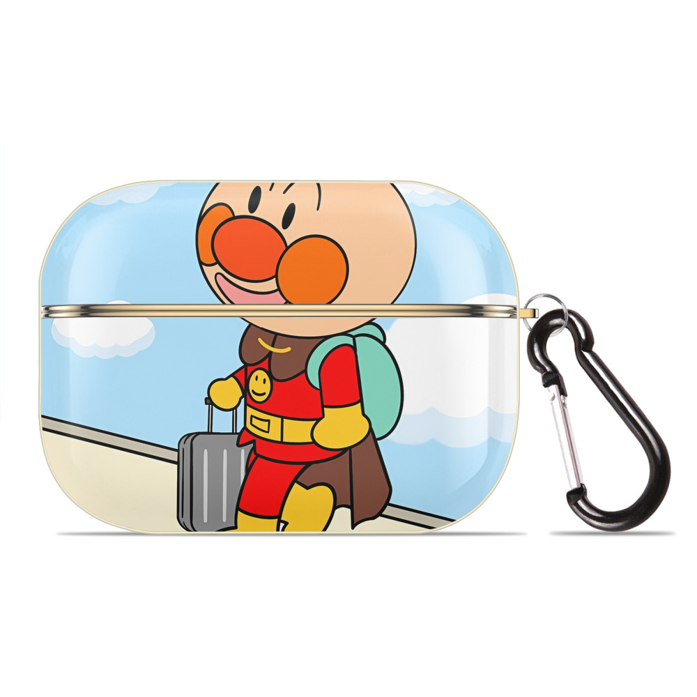 （画像用） アンパンマン Anpanman 【AirPods Pro用】ハードシェル保護ケース｜耐衝撃・防指紋・カラビナ付き商品仕様