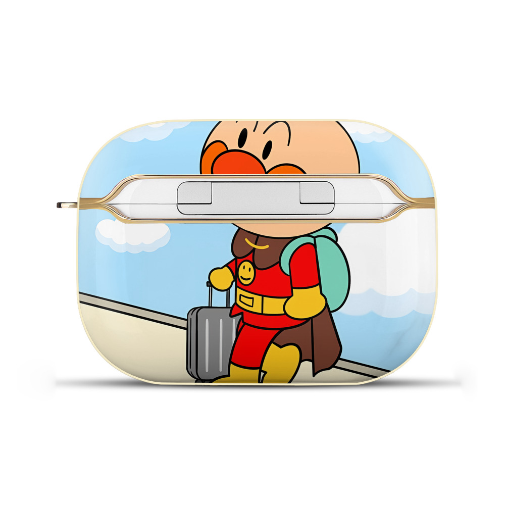 （画像用） アンパンマン Anpanman 【AirPods Pro用】ハードシェル保護ケース｜耐衝撃・防指紋・カラビナ付き商品仕様