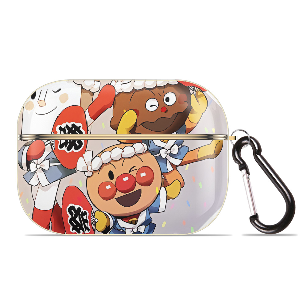 （画像用） アンパンマン Anpanman 【AirPods Pro用】ハードシェル保護ケース｜耐衝撃・防指紋・カラビナ付き商品仕様