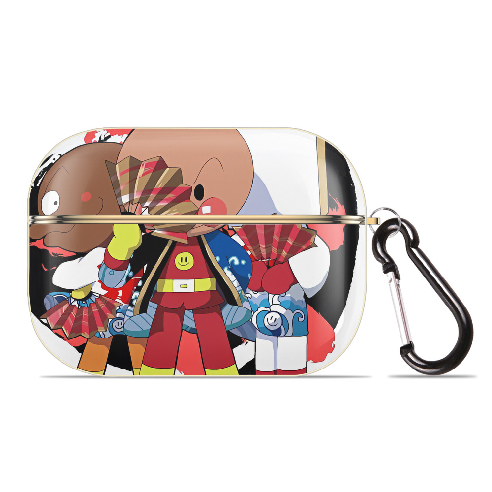 （画像用） アンパンマン Anpanman 【AirPods Pro用】ハードシェル保護ケース｜耐衝撃・防指紋・カラビナ付き商品仕様