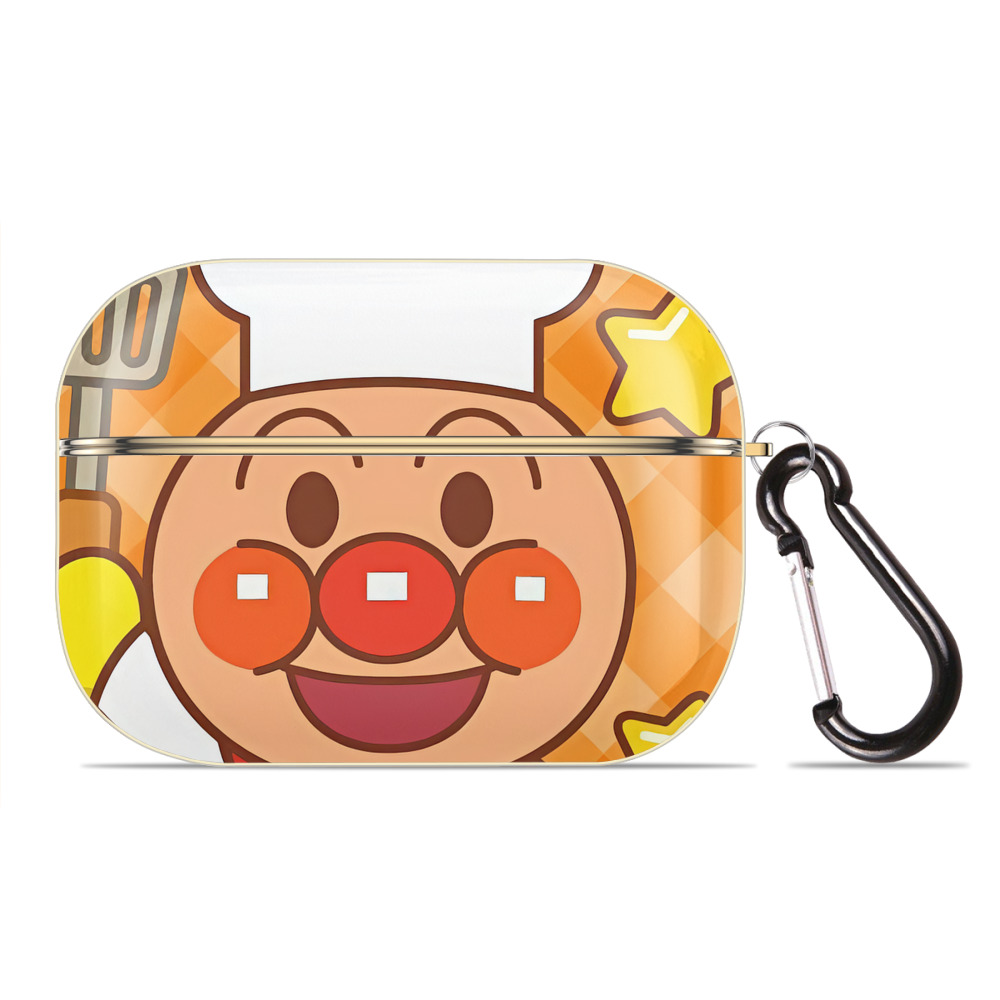 （画像用） アンパンマン Anpanman 【AirPods Pro用】ハードシェル保護ケース｜耐衝撃・防指紋・カラビナ付き商品仕様