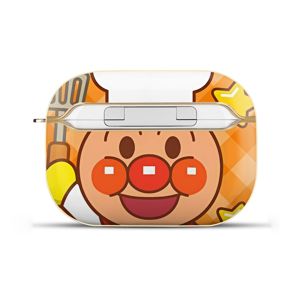 （画像用） アンパンマン Anpanman 【AirPods Pro用】ハードシェル保護ケース｜耐衝撃・防指紋・カラビナ付き商品仕様