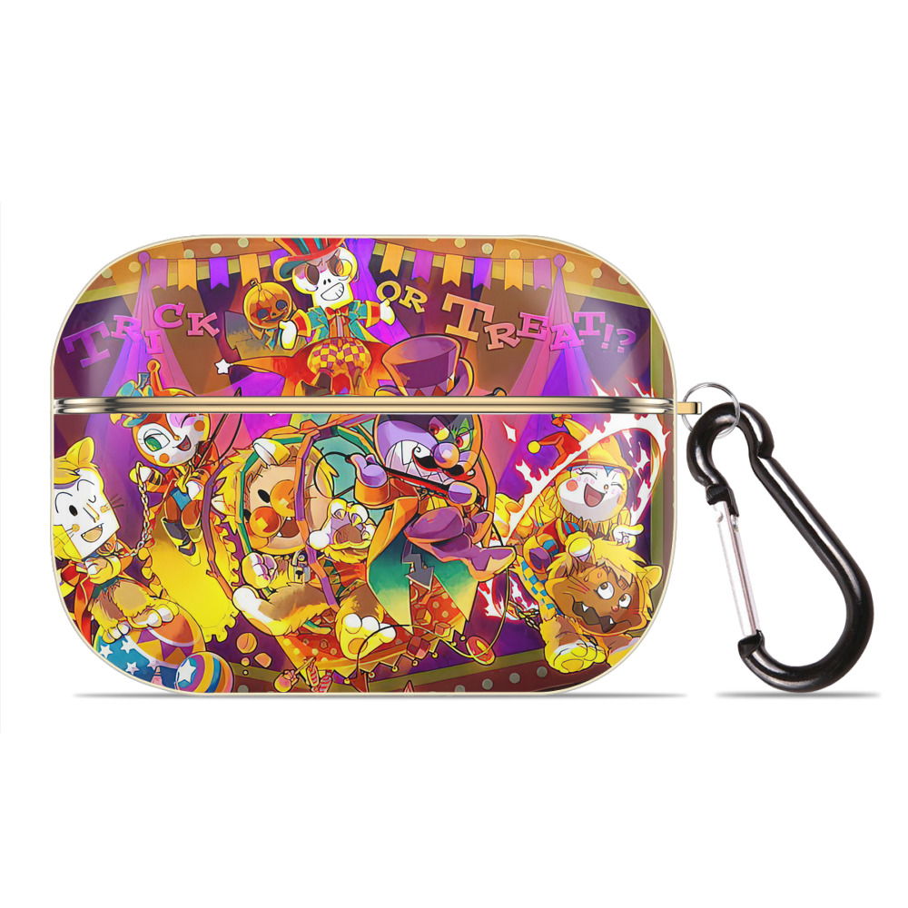 （画像用） アンパンマン Anpanman 【AirPods Pro用】ハードシェル保護ケース｜耐衝撃・防指紋・カラビナ付き商品仕様