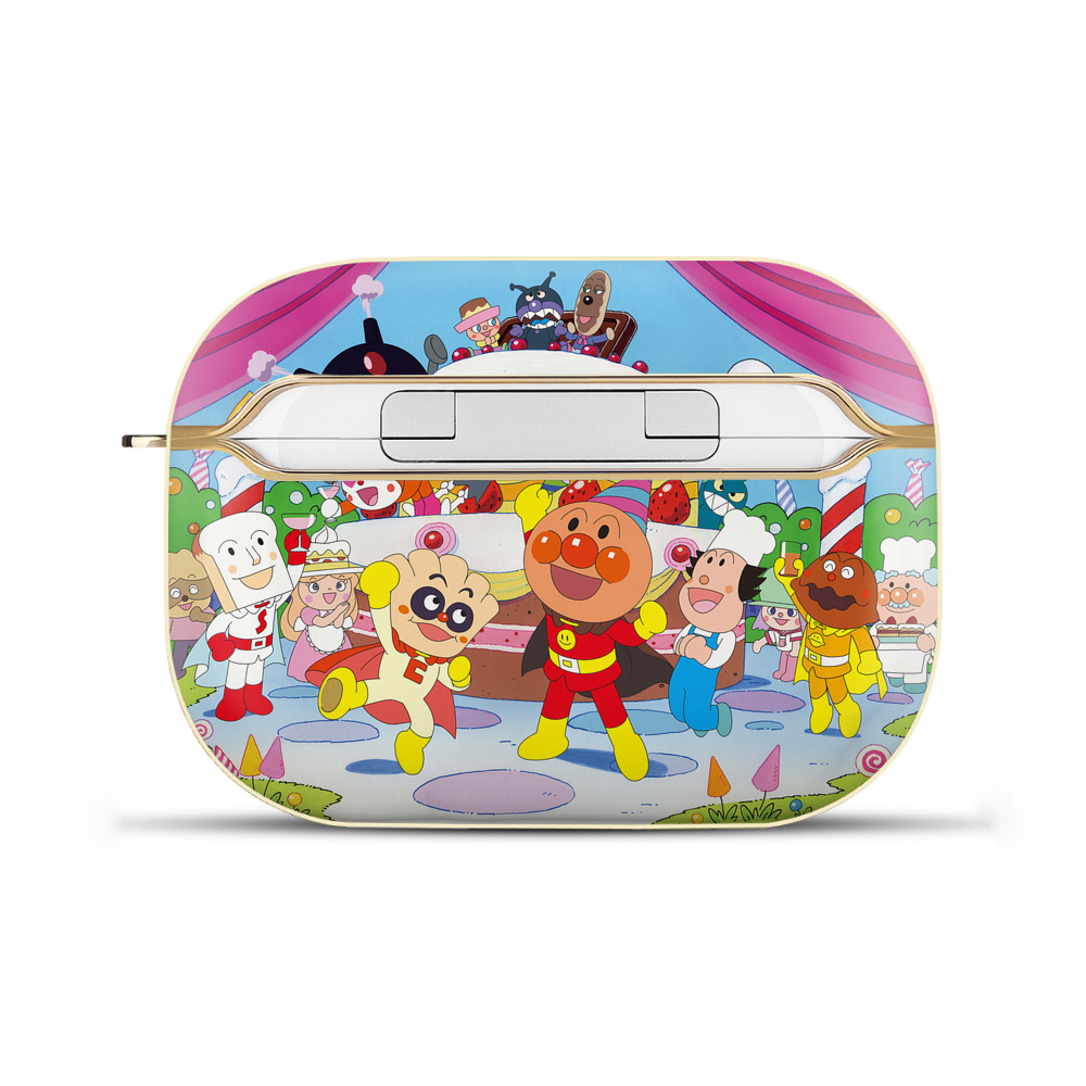 （画像用） アンパンマン Anpanman 【AirPods Pro用】ハードシェル保護ケース｜耐衝撃・防指紋・カラビナ付き商品仕様