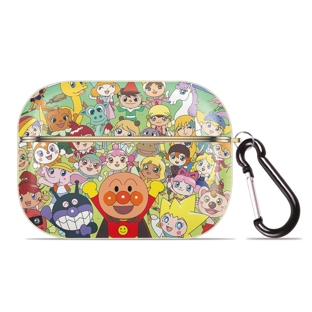 （画像用） アンパンマン Anpanman 【AirPods Pro用】ハードシェル保護ケース｜耐衝撃・防指紋・カラビナ付き商品仕様