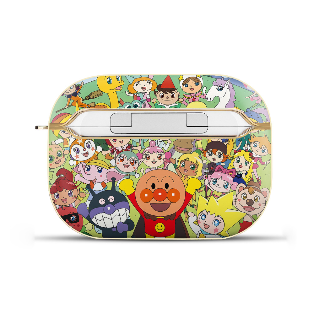 （画像用） アンパンマン Anpanman 【AirPods Pro用】ハードシェル保護ケース｜耐衝撃・防指紋・カラビナ付き商品仕様