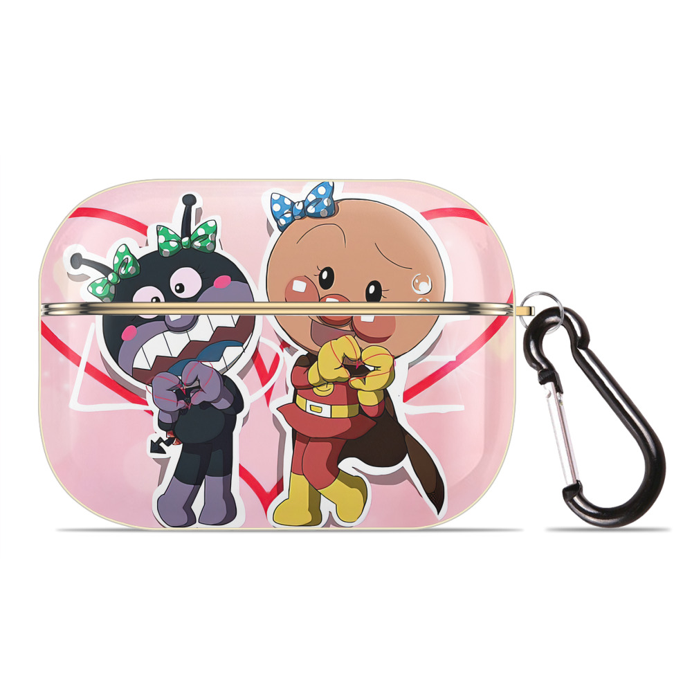 （画像用） アンパンマン Anpanman 【AirPods Pro用】ハードシェル保護ケース｜耐衝撃・防指紋・カラビナ付き商品仕様