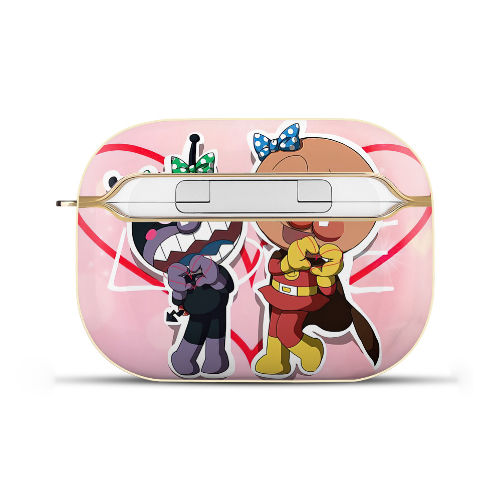 （画像用） アンパンマン Anpanman 【AirPods Pro用】ハードシェル保護ケース｜耐衝撃・防指紋・カラビナ付き商品仕様