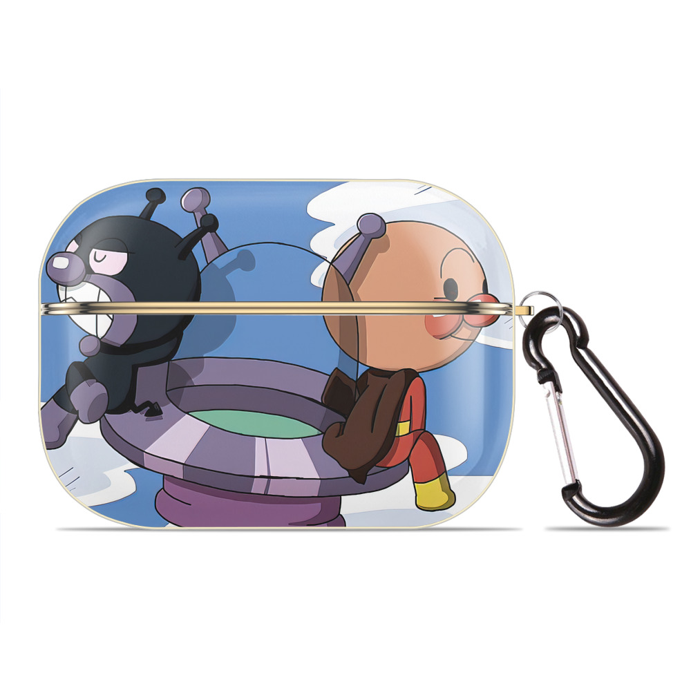 （画像用） アンパンマン Anpanman 【AirPods Pro用】ハードシェル保護ケース｜耐衝撃・防指紋・カラビナ付き商品仕様
