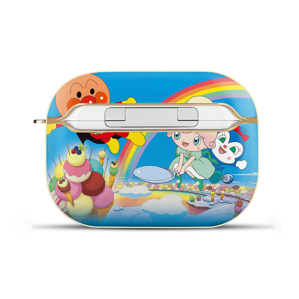 （画像用） アンパンマン Anpanman 【AirPods Pro用】ハードシェル保護ケース｜耐衝撃・防指紋・カラビナ付き商品仕様