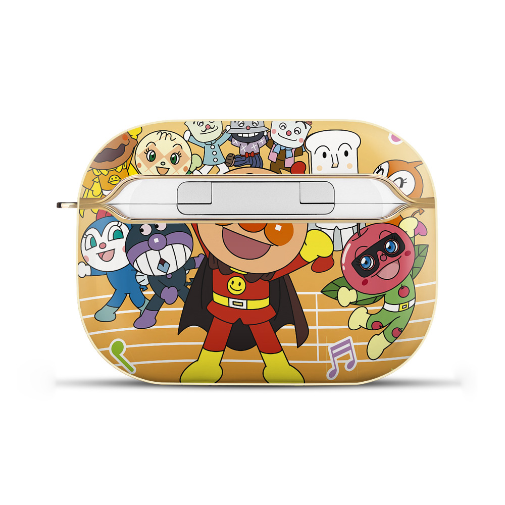 （画像用） アンパンマン Anpanman 【AirPods Pro用】ハードシェル保護ケース｜耐衝撃・防指紋・カラビナ付き商品仕様
