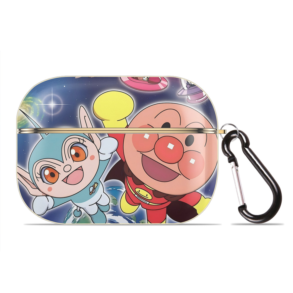 （画像用） アンパンマン Anpanman 【AirPods Pro用】ハードシェル保護ケース｜耐衝撃・防指紋・カラビナ付き商品仕様