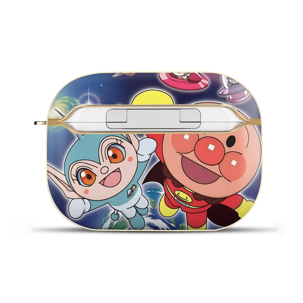 （画像用） アンパンマン Anpanman 【AirPods Pro用】ハードシェル保護ケース｜耐衝撃・防指紋・カラビナ付き商品仕様