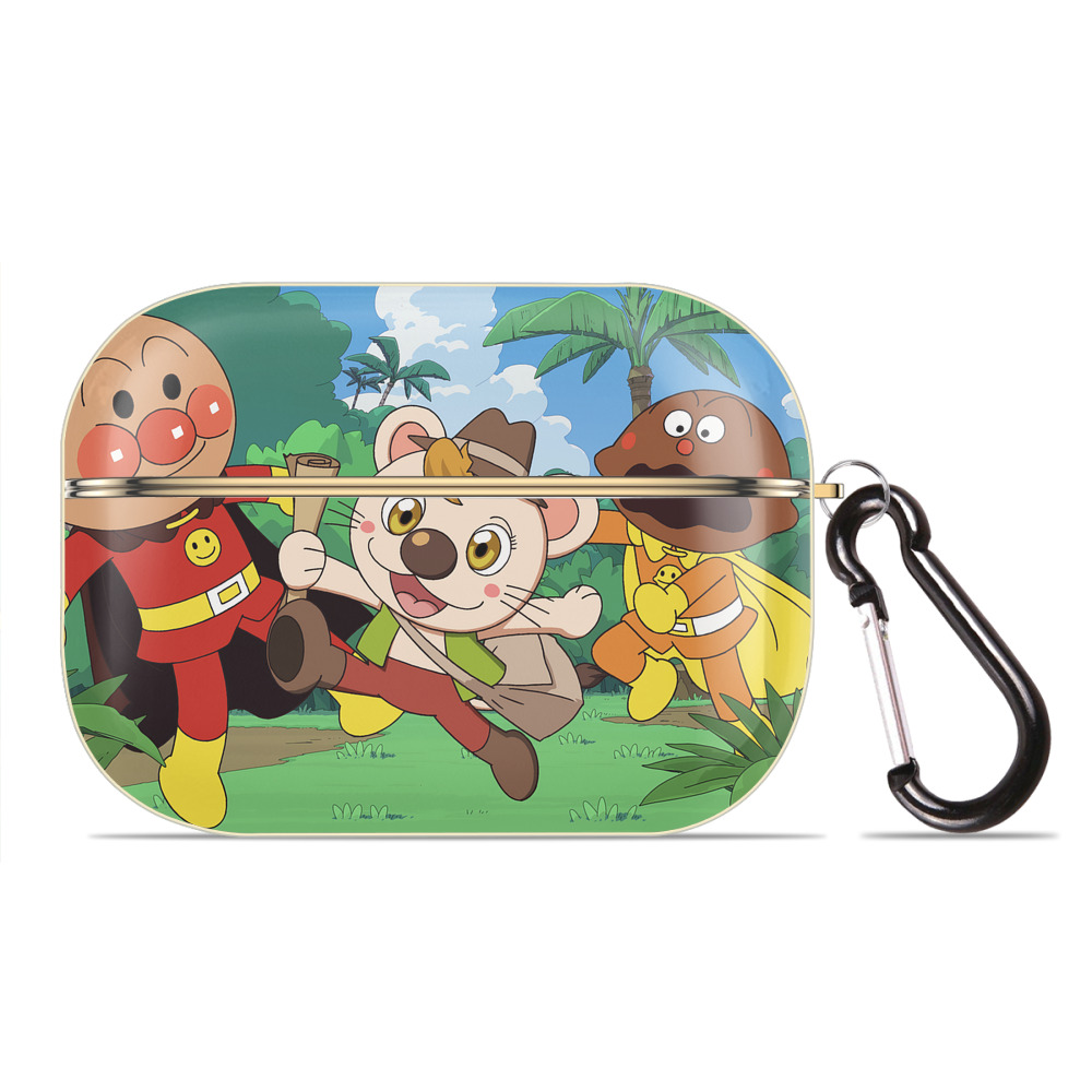 （画像用） アンパンマン Anpanman 【AirPods Pro用】ハードシェル保護ケース｜耐衝撃・防指紋・カラビナ付き商品仕様