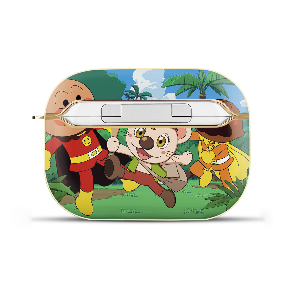 （画像用） アンパンマン Anpanman 【AirPods Pro用】ハードシェル保護ケース｜耐衝撃・防指紋・カラビナ付き商品仕様