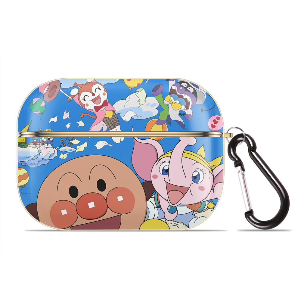 （画像用） アンパンマン Anpanman 【AirPods Pro用】ハードシェル保護ケース｜耐衝撃・防指紋・カラビナ付き商品仕様