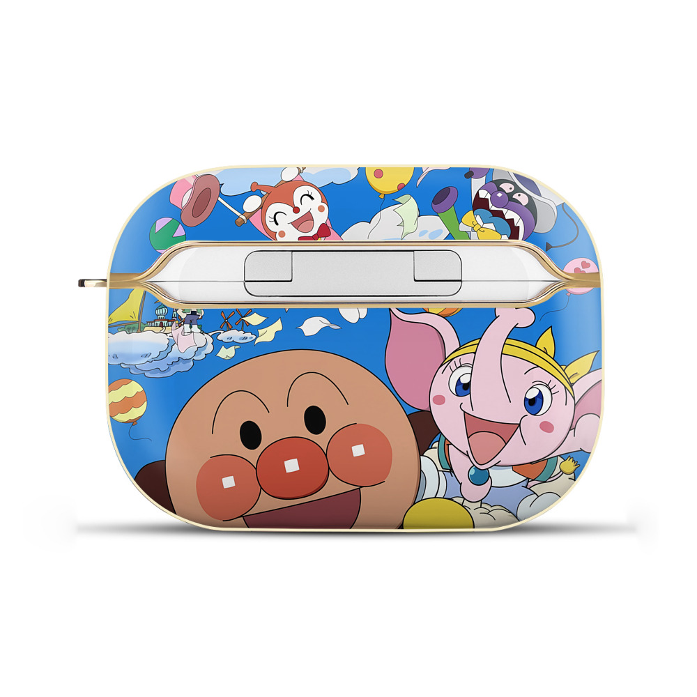 （画像用） アンパンマン Anpanman 【AirPods Pro用】ハードシェル保護ケース｜耐衝撃・防指紋・カラビナ付き商品仕様