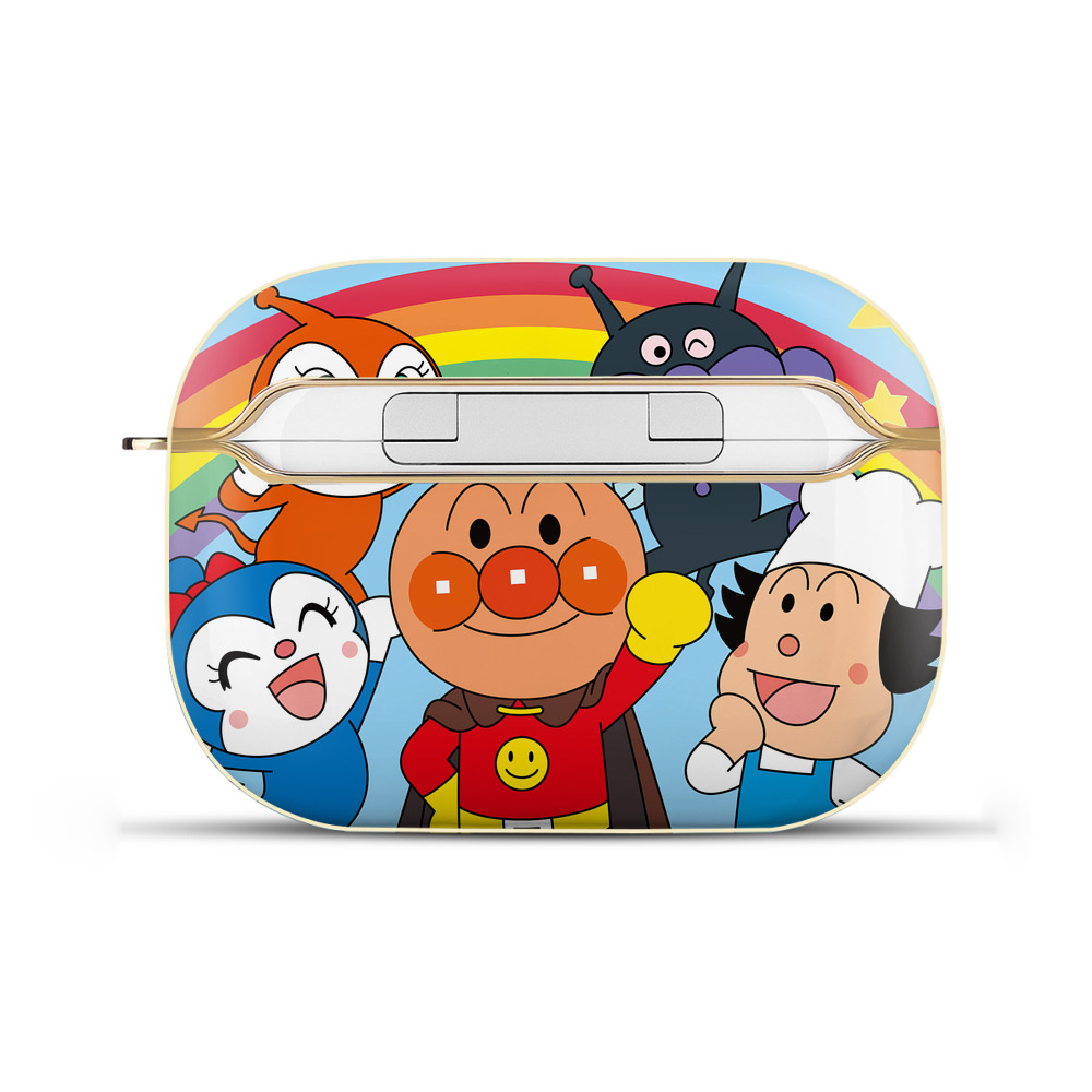 （画像用） アンパンマン Anpanman 【AirPods Pro用】ハードシェル保護ケース｜耐衝撃・防指紋・カラビナ付き商品仕様