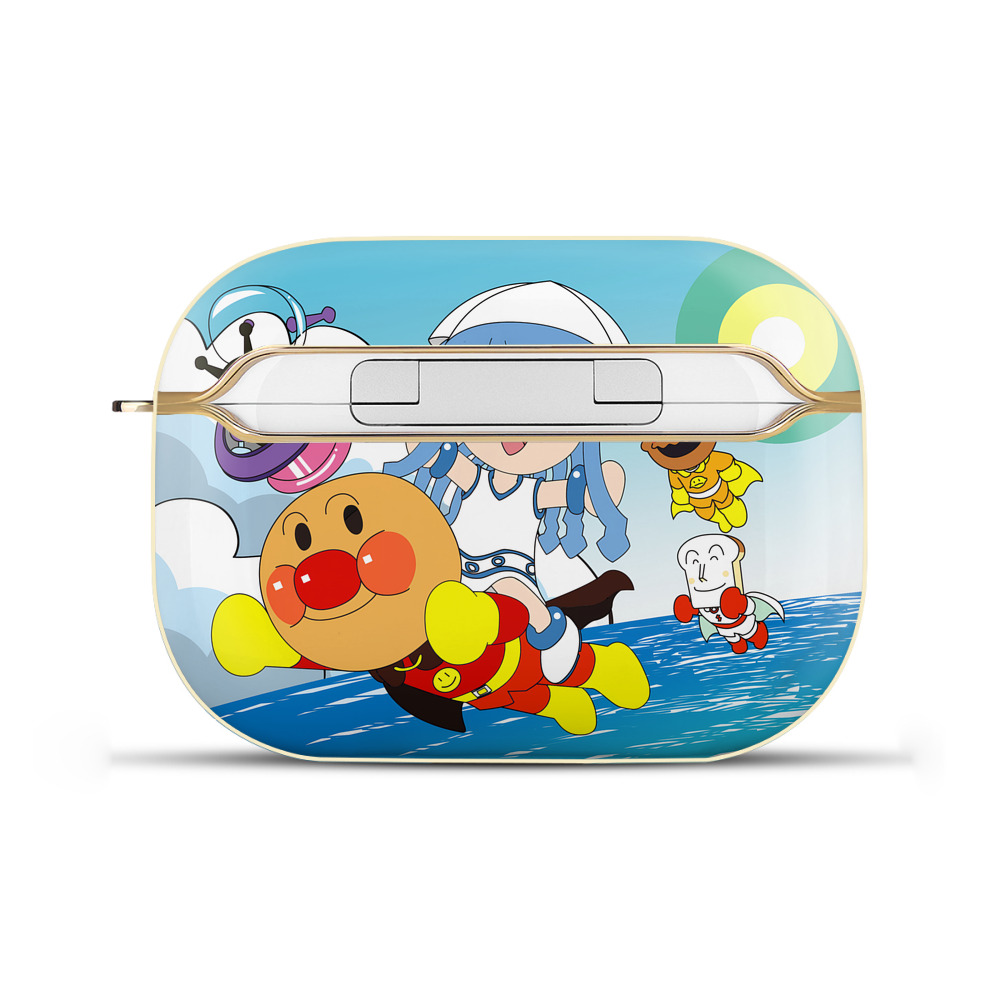 （画像用） アンパンマン Anpanman 【AirPods Pro用】ハードシェル保護ケース｜耐衝撃・防指紋・カラビナ付き商品仕様