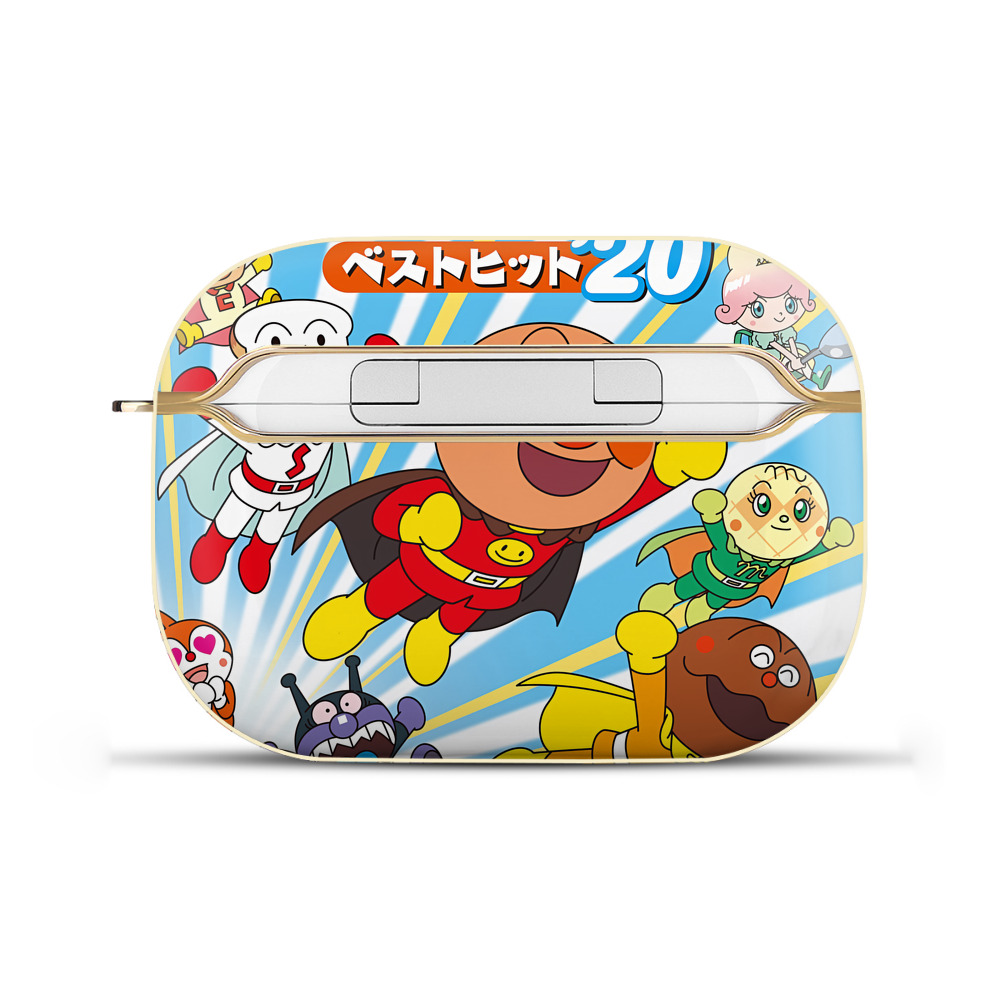 （画像用） アンパンマン Anpanman 【AirPods Pro用】ハードシェル保護ケース｜耐衝撃・防指紋・カラビナ付き商品仕様