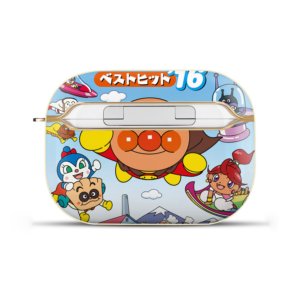 （画像用） アンパンマン Anpanman 【AirPods Pro用】ハードシェル保護ケース｜耐衝撃・防指紋・カラビナ付き商品仕様