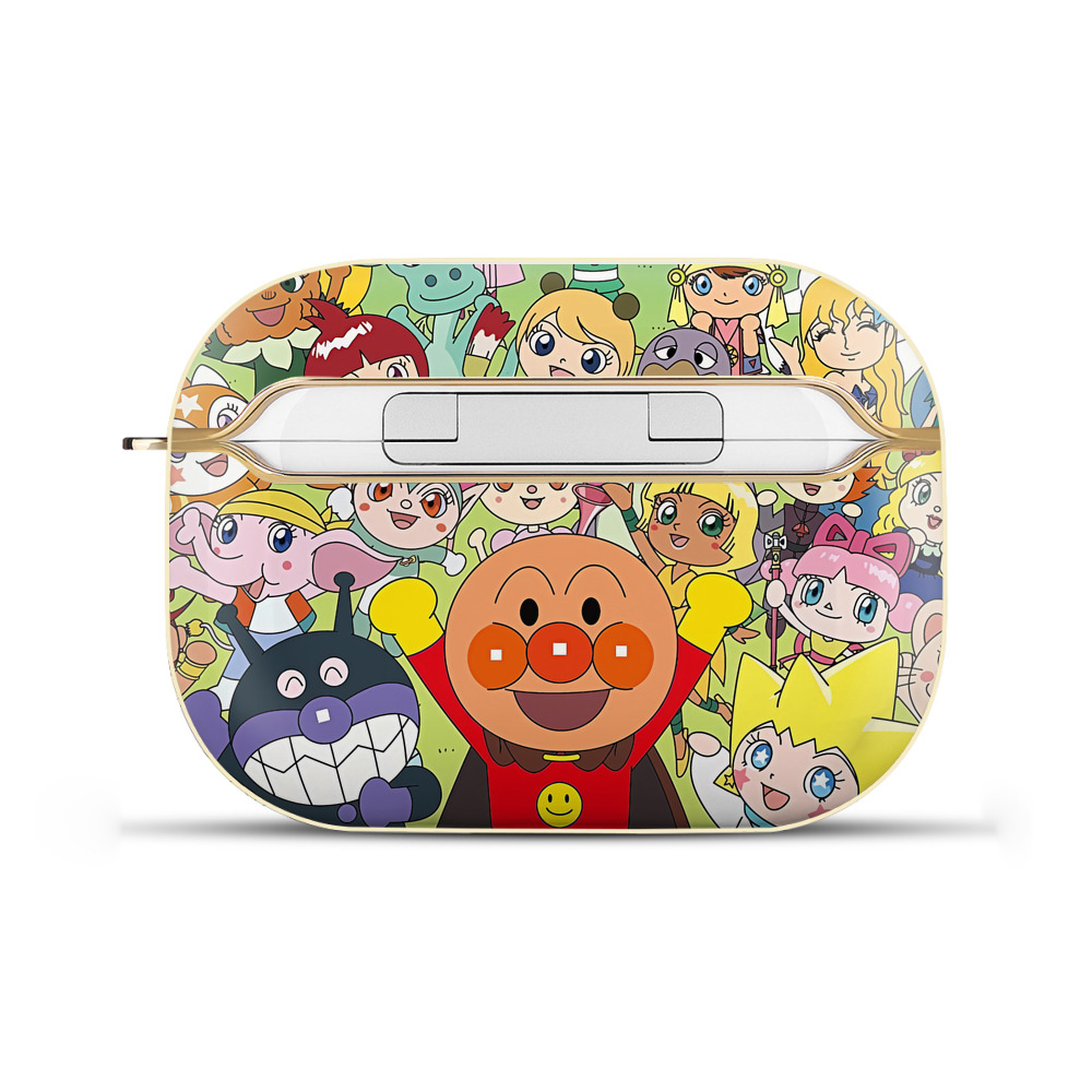 （画像用） アンパンマン Anpanman 【AirPods Pro用】ハードシェル保護ケース｜耐衝撃・防指紋・カラビナ付き商品仕様