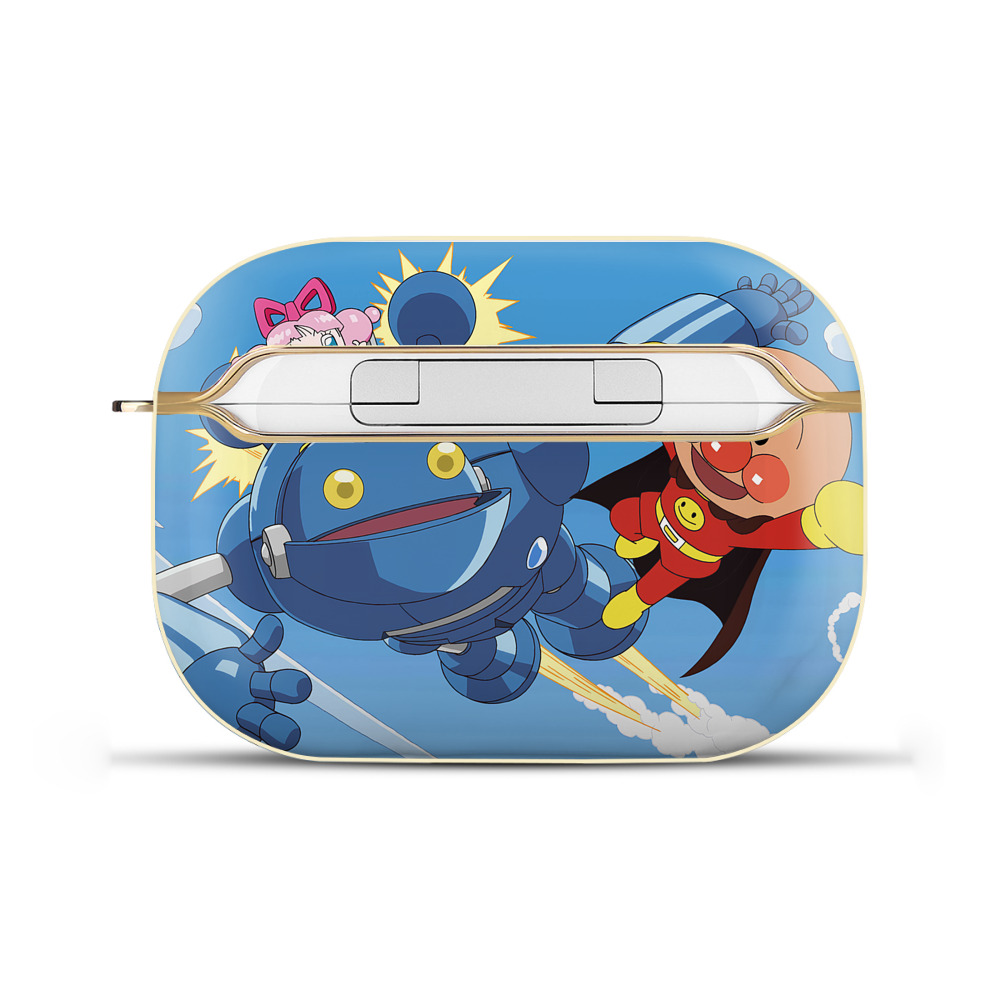 （画像用） アンパンマン Anpanman 【AirPods Pro用】ハードシェル保護ケース｜耐衝撃・防指紋・カラビナ付き商品仕様