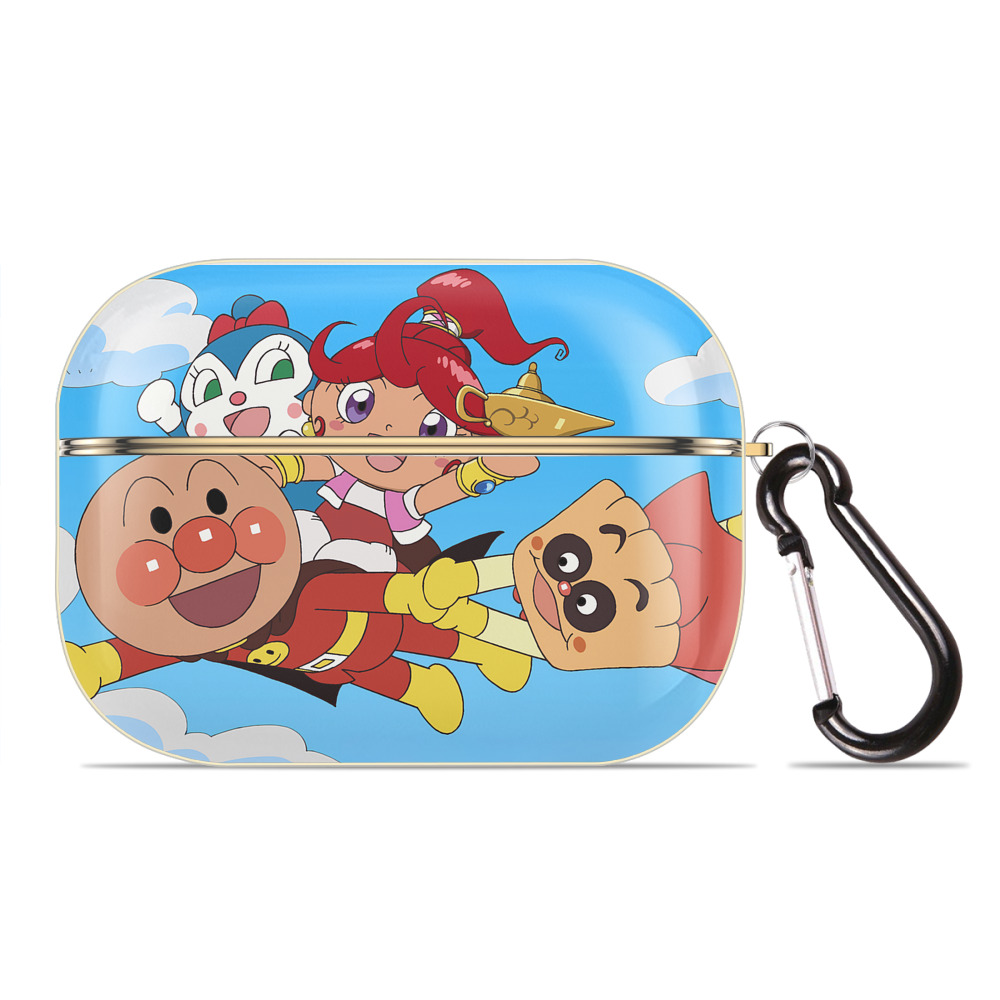 （画像用） アンパンマン Anpanman 【AirPods Pro用】ハードシェル保護ケース｜耐衝撃・防指紋・カラビナ付き商品仕様