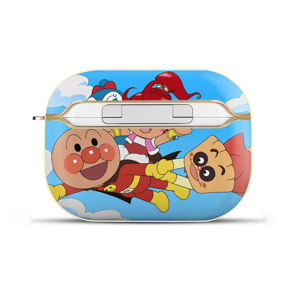 （画像用） アンパンマン Anpanman 【AirPods Pro用】ハードシェル保護ケース｜耐衝撃・防指紋・カラビナ付き商品仕様